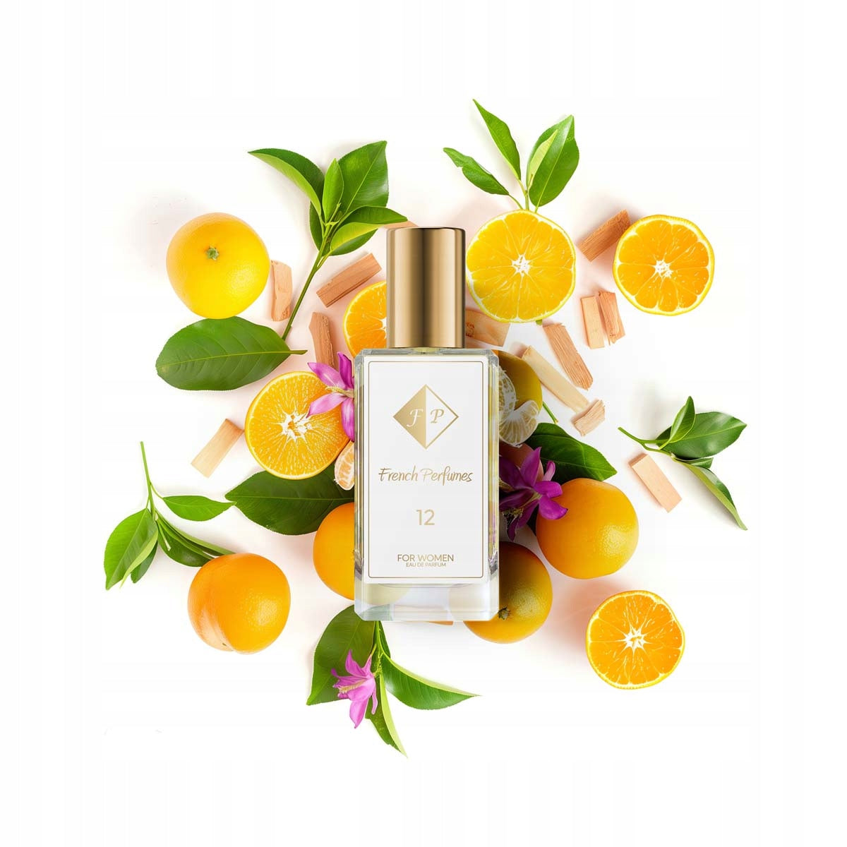 Francuskie Perfumy Women's No. 12 - 33ml Fruit Perfumed Water