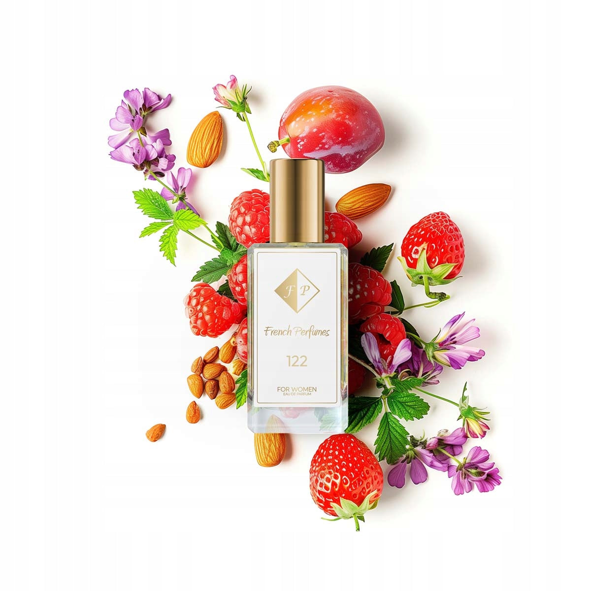 Francuskie Perfumy Women's No. 122 - 33ml Floral Perfumed Water