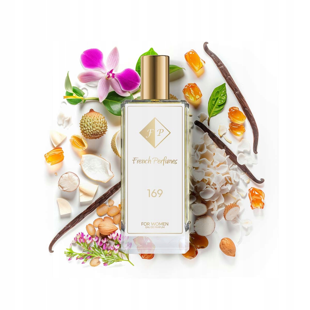 Francuskie Perfumy Women's No. 169 - 104ml Amber Perfumed Water