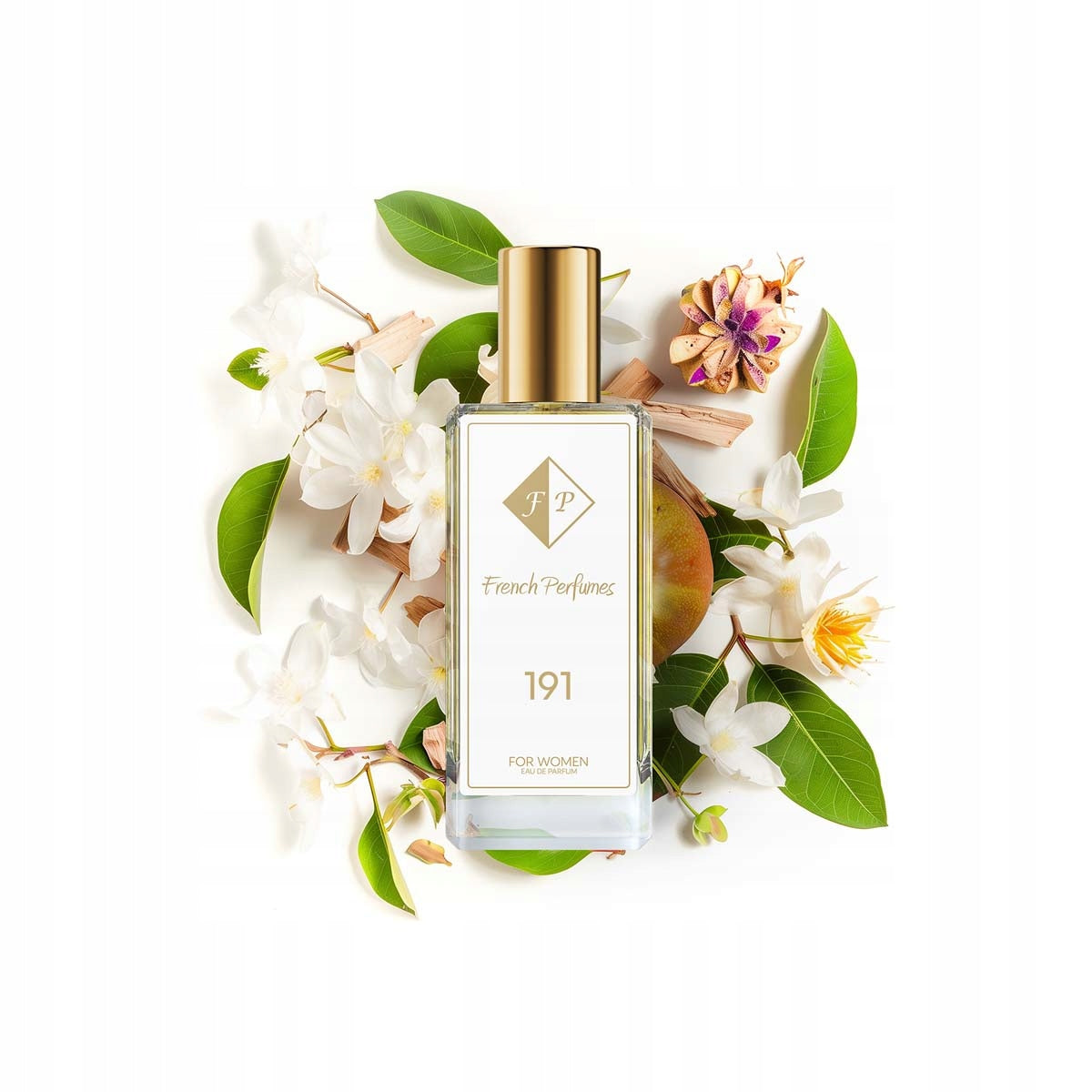 Francuskie Perfumy Women's No. 191 - 60ml Floral Perfumed Water