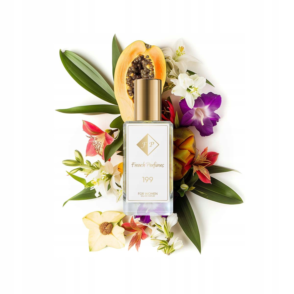 Francuskie Perfumy Women's No. 199 - 33ml Floral Perfumed Water