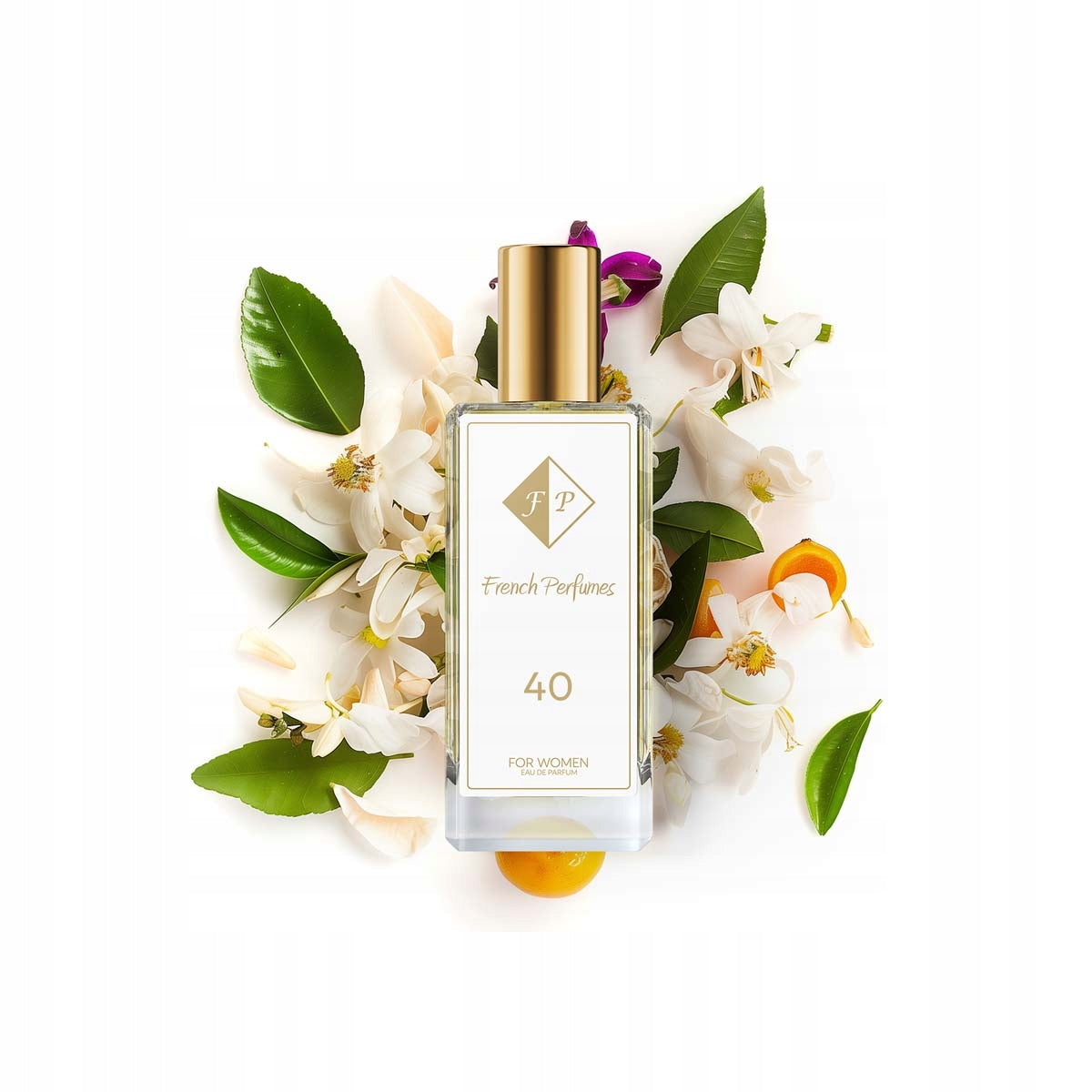 Francuskie Perfumy Women's No. 40 - 60ml Floral Perfumed Water