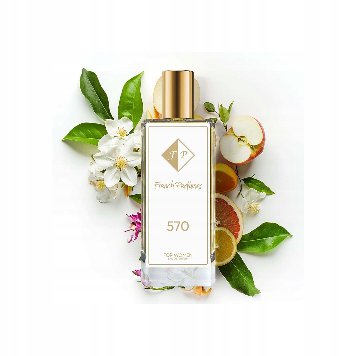 Francuskie Perfumy Women's No. 570 - 104ml |Grapefruit Violet|Scent For Her