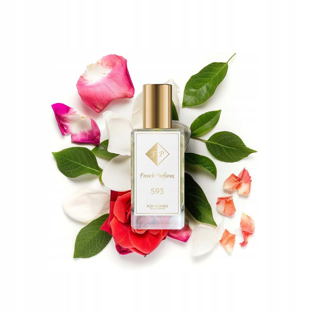 Francuskie Perfumy Women's No. 593 - 33ml |Magnolia Rose| Floral Fragrance