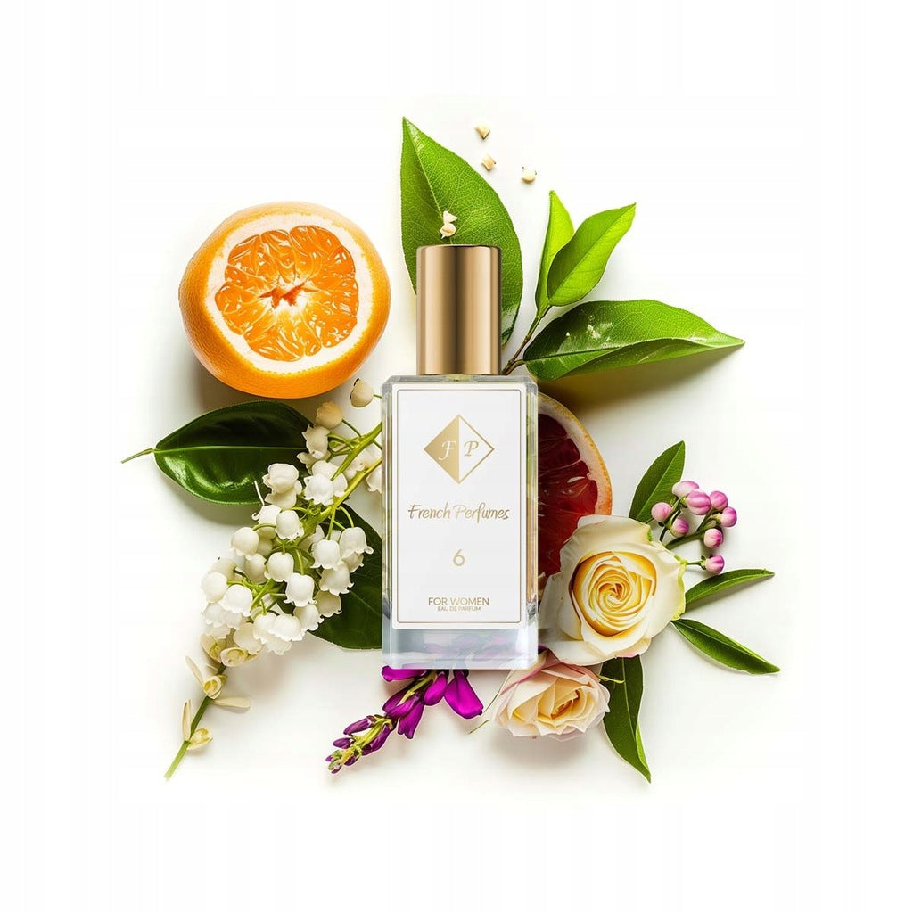 Francuskie Perfumy Women's No. 6 - 33ml Floral Perfumed Water For Her