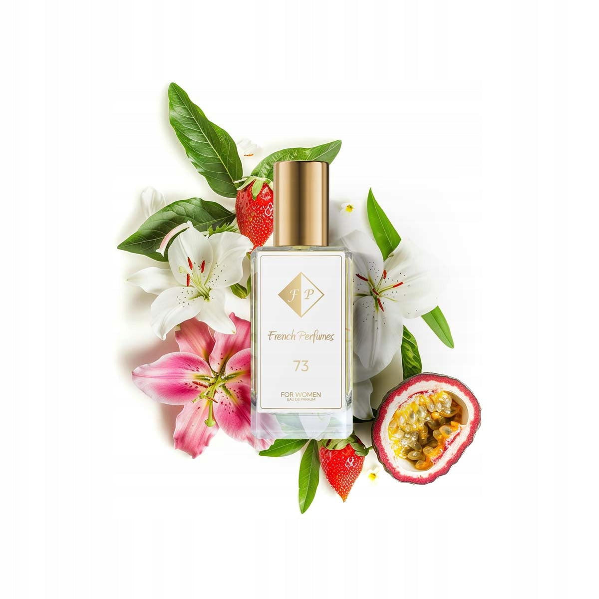 Francuskie Perfumy Women's No. 73 - 33ml Floral Perfumed Water
