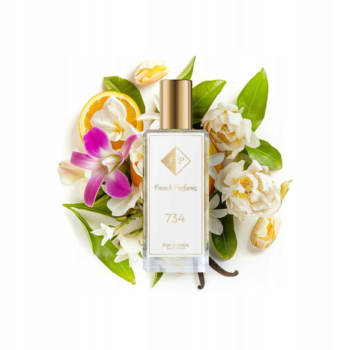 Francuskie Perfumy Women's No. 734 - 60ml |Flower Durable Perfumed Water