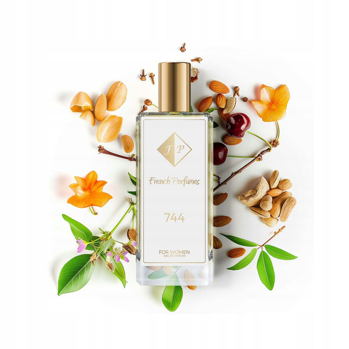 Francuskie Perfumy Women's No. 744 - 104ml | PLUM VANILLA DURABLE FOR HER