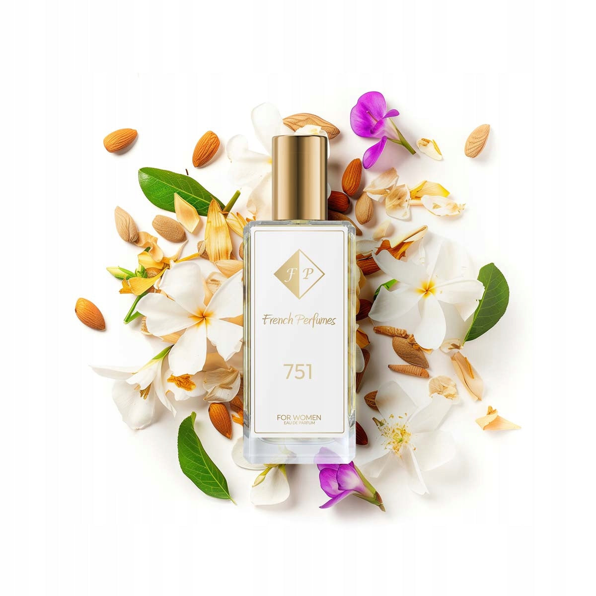 Francuskie Perfumy Women's No. 751 - 60ml | Saffron Cedar | Permanent Fragrance