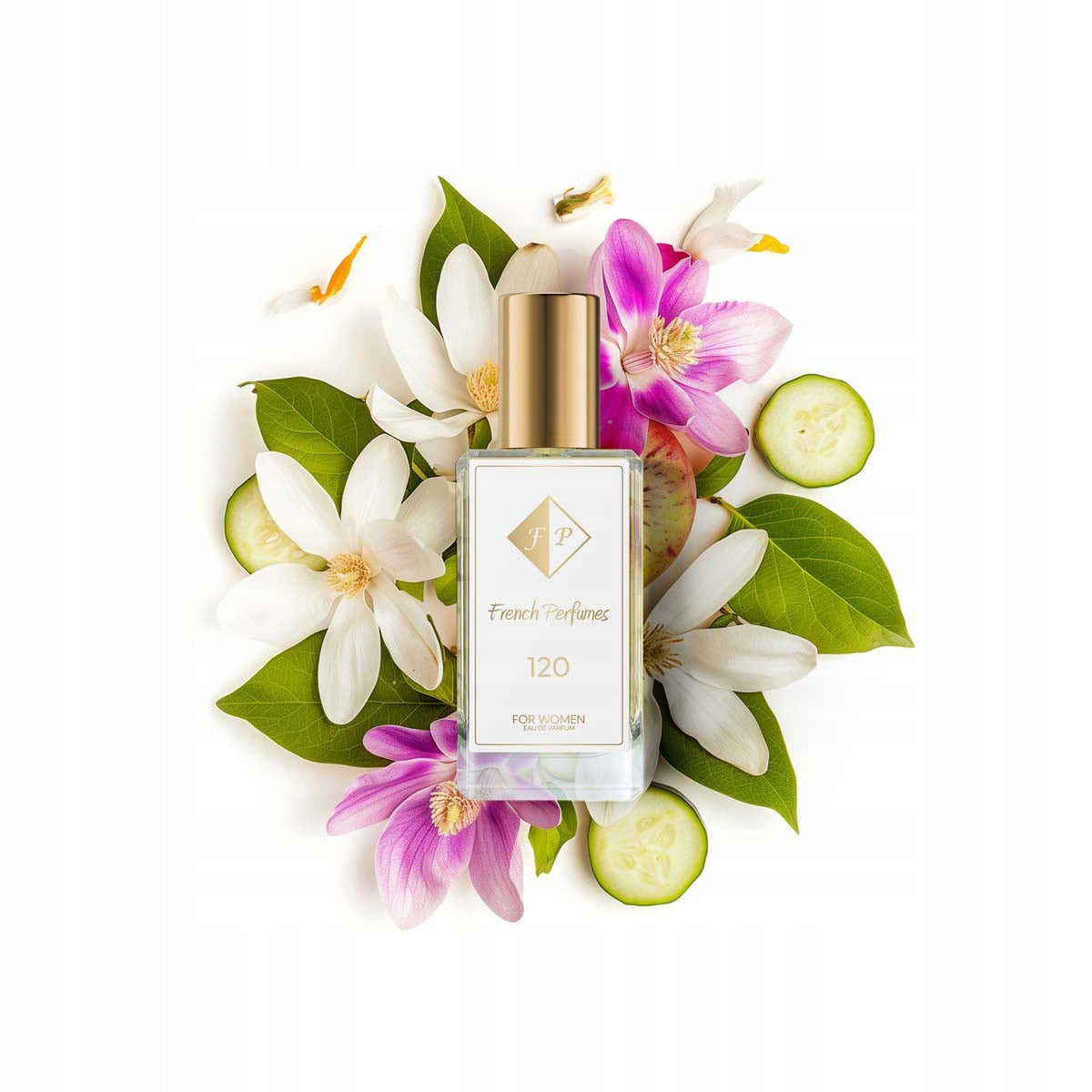 Francuskie Perfumy Women's Nr 120 - 33ml Floral Perfumed Water