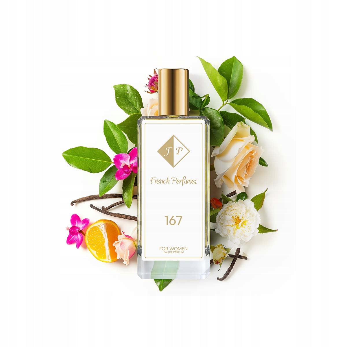 Francuskie Perfumy Women's Nr 167 - 104ml Oriental Perfumed Water