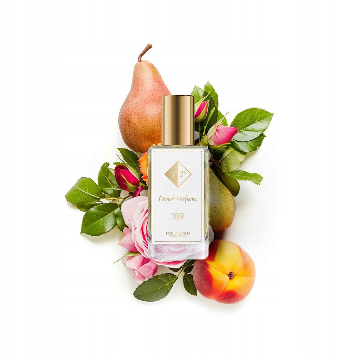 Francuskie Perfumy Women's Nr 189 - 33ml Floral Perfumed Water