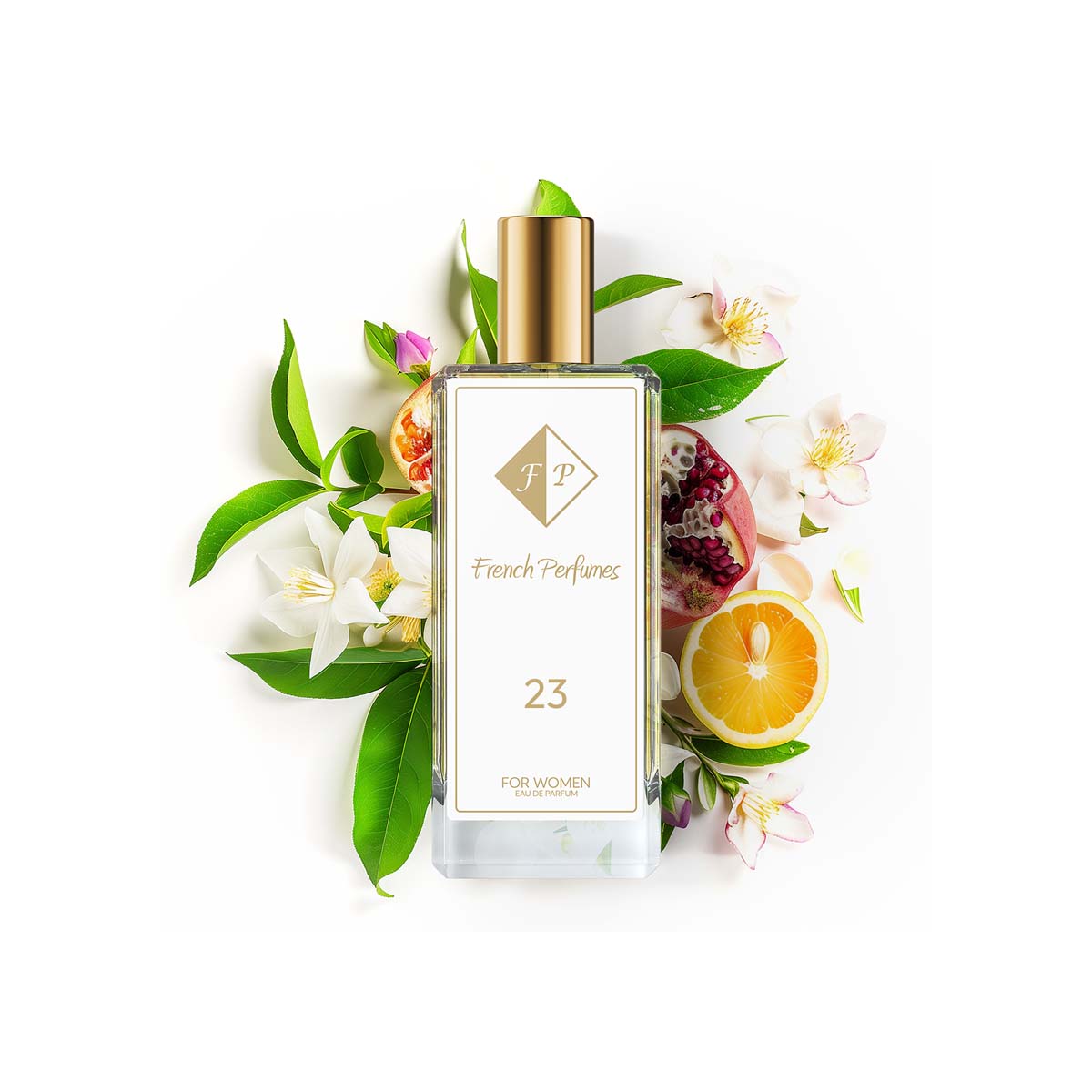 Francuskie Perfumy Women's Nr 23 - 104ml Floral Perfumed Water