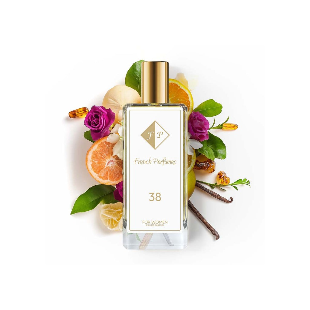 Francuskie Perfumy Women's Nr 38 - 104ml Floral Perfumed Water