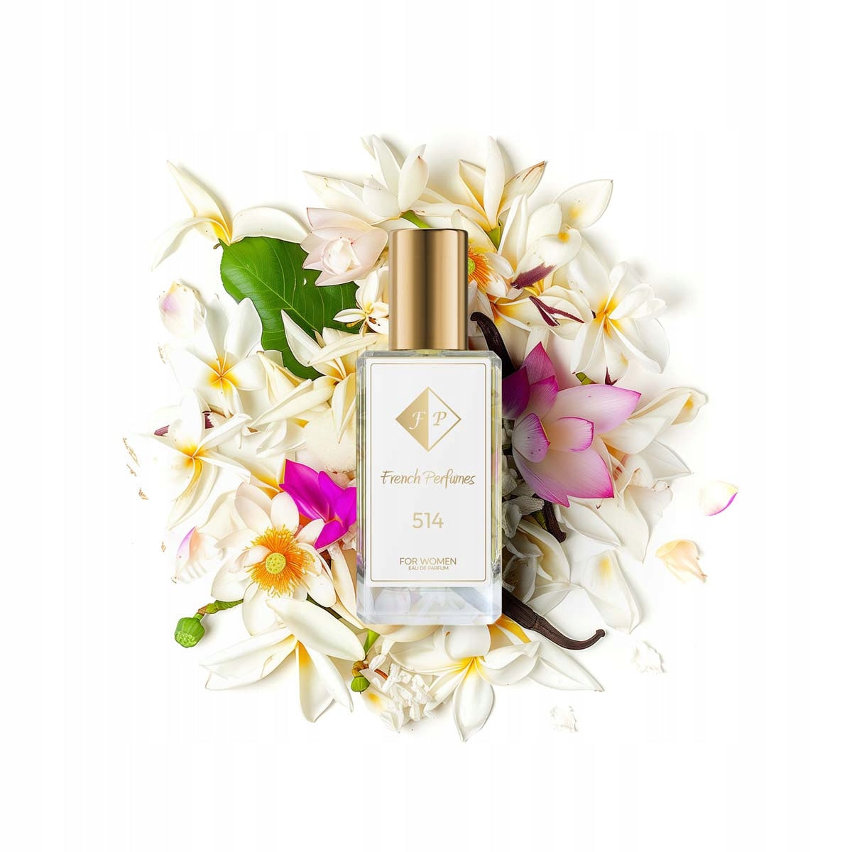 Francuskie Perfumy Women's Nr 514 - 33ml Floral Perfumed Water