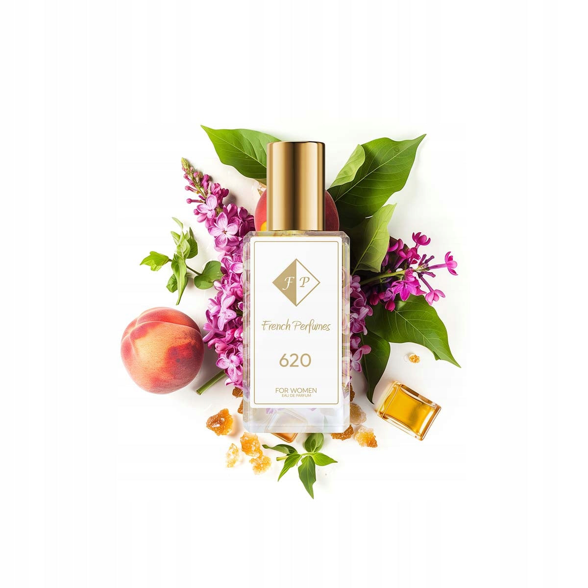 Francuskie Perfumy Women's Nr 620 - 33ml Floral Perfumed Water