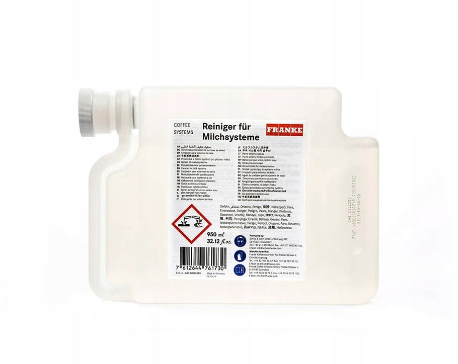 Franke milk line cleaner CM 950ml Packaging status original