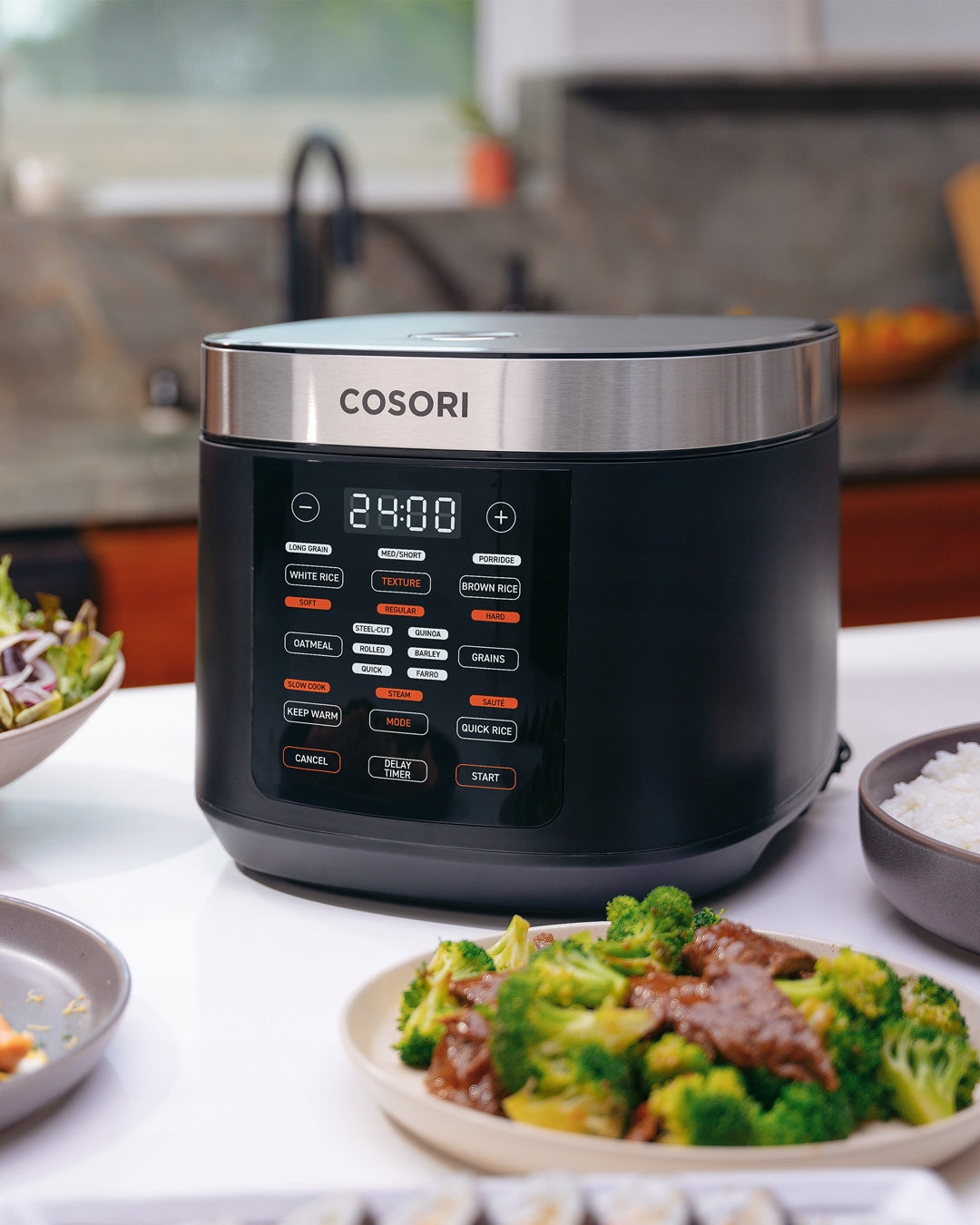 Free Multifunction Cooker Cosori Black 970 W 5 l Dominant color black