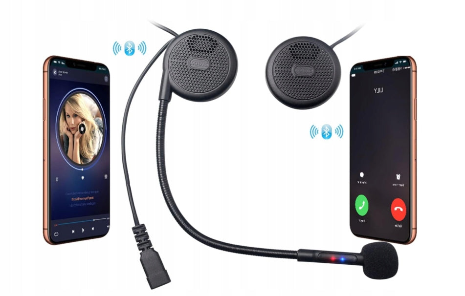 FreedConn L1M Motorcycle Helmet Bluetooth Headset Headphones