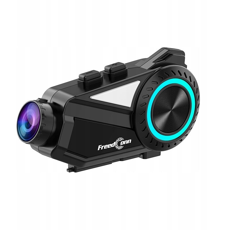 FreedConn R3 Pro intercom for helmet with camera, for motorcycle