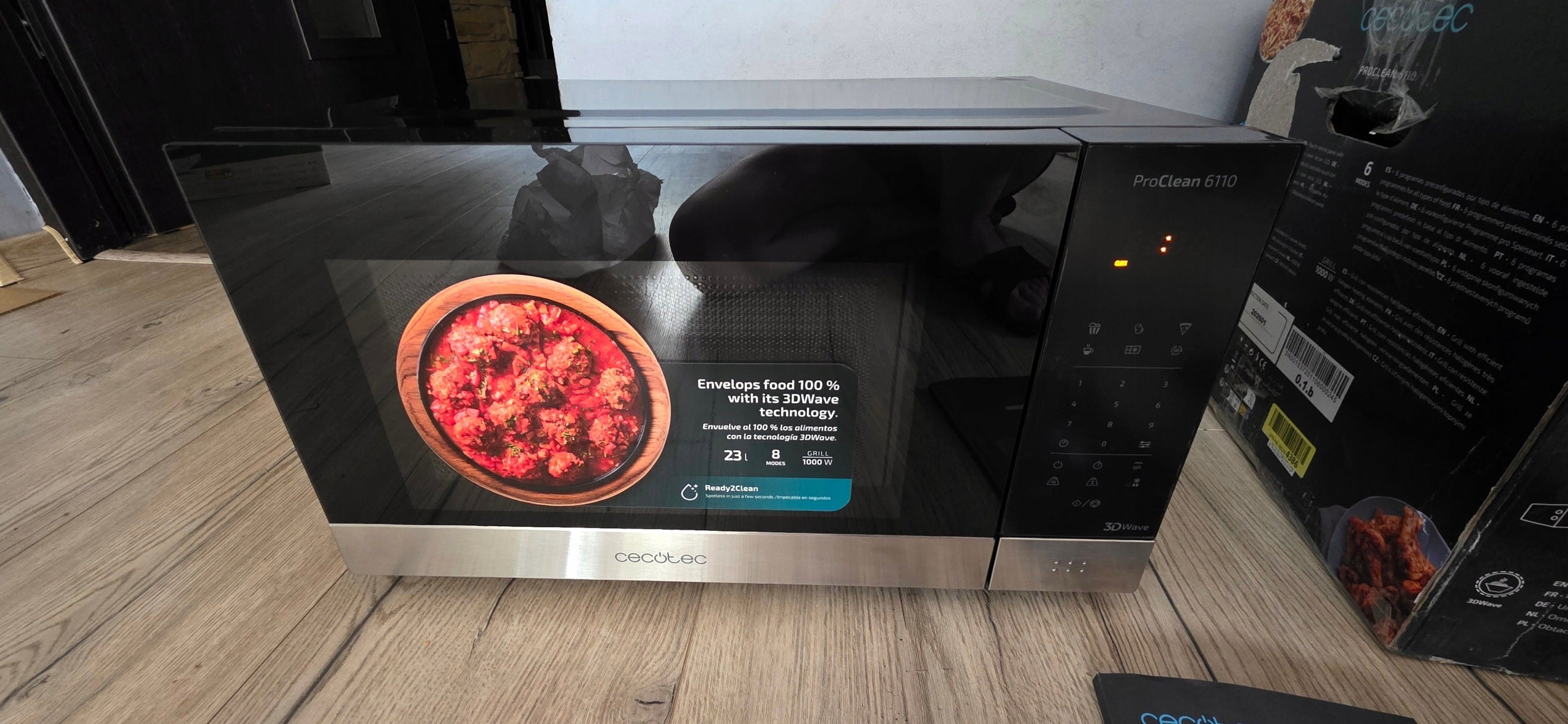 Freestanding microwave oven Cecotec ProClean 6110 Packaging status original