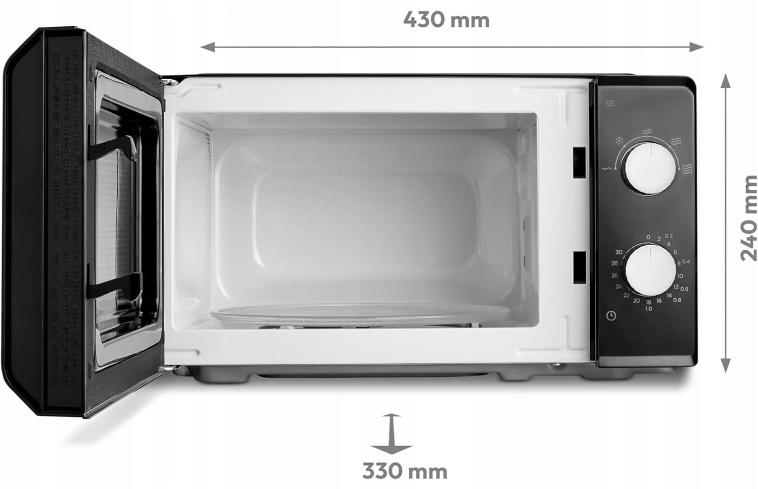 Freestanding microwave oven Medion MD11475 20l 700W 5 power levels Manufacturer code MD11475