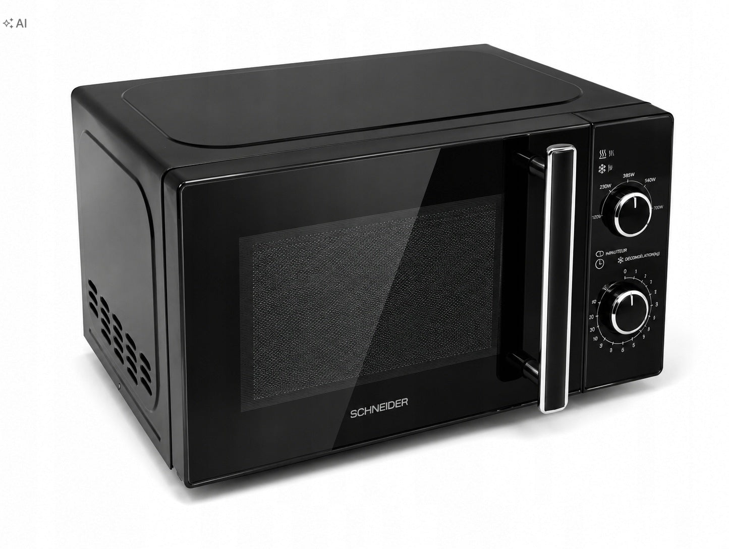 Freestanding microwave oven SCHNEIDER SCMW20SMB 700W 20L Manufacturer code SCMW20SMB