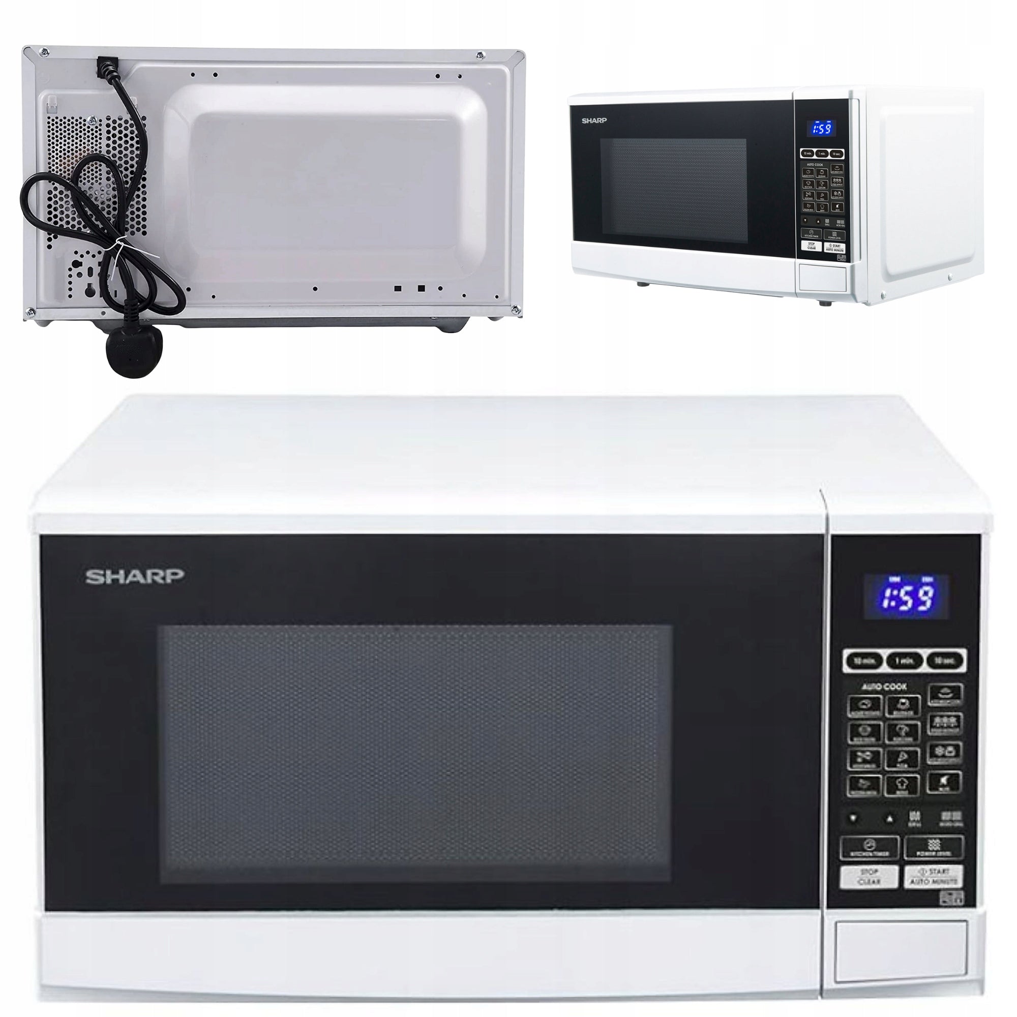 Freestanding microwave oven Sharp R670W 20 l 800 W
