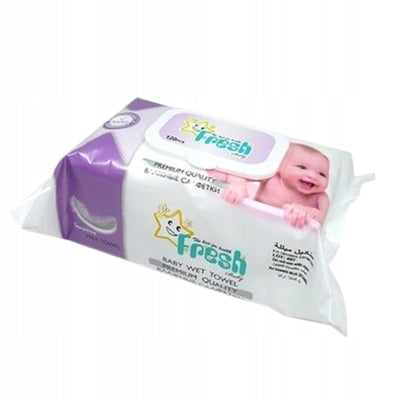 Fresh Baby A'120 Jumbo Pack Wipes with Clip