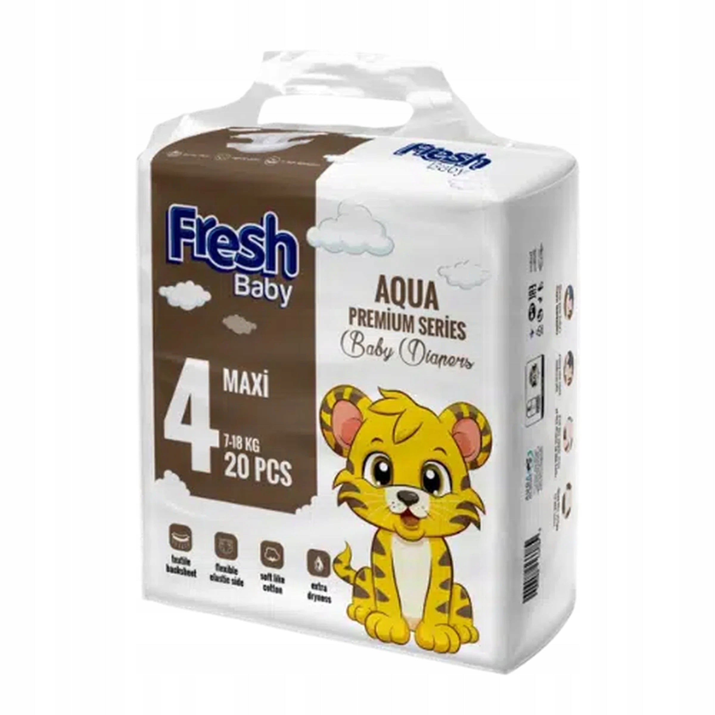 Fresh Baby Aqua Premium 4 Maxi diapers 20 pieces