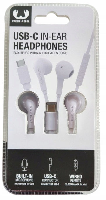 Fresh 'n Rebel USB in-ear headphones - C LIGHT PURPLE