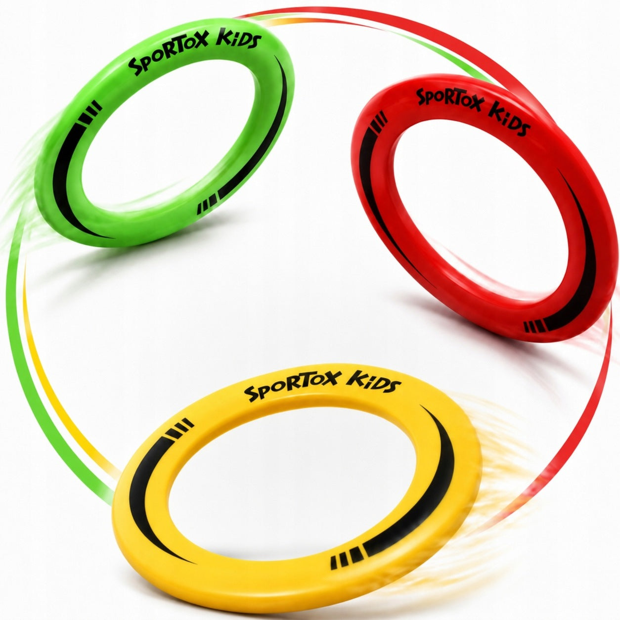 Frisbee SPORTOX KIDS 25 cm flying disc for children 5+ three colors