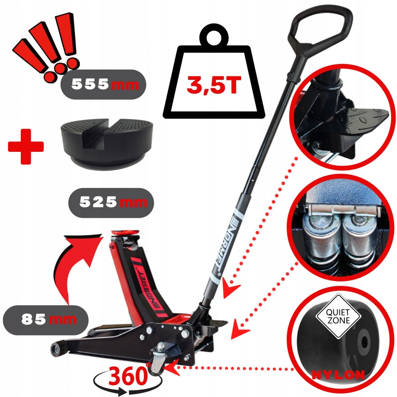 Frog lifter 3,5 T Low profile Normet