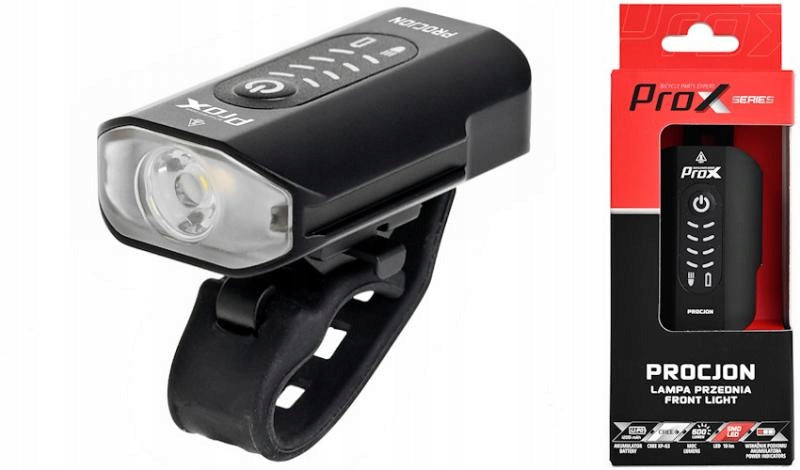 Front Bike Lamp Prox LED Projection, 600 Lm, USB-C