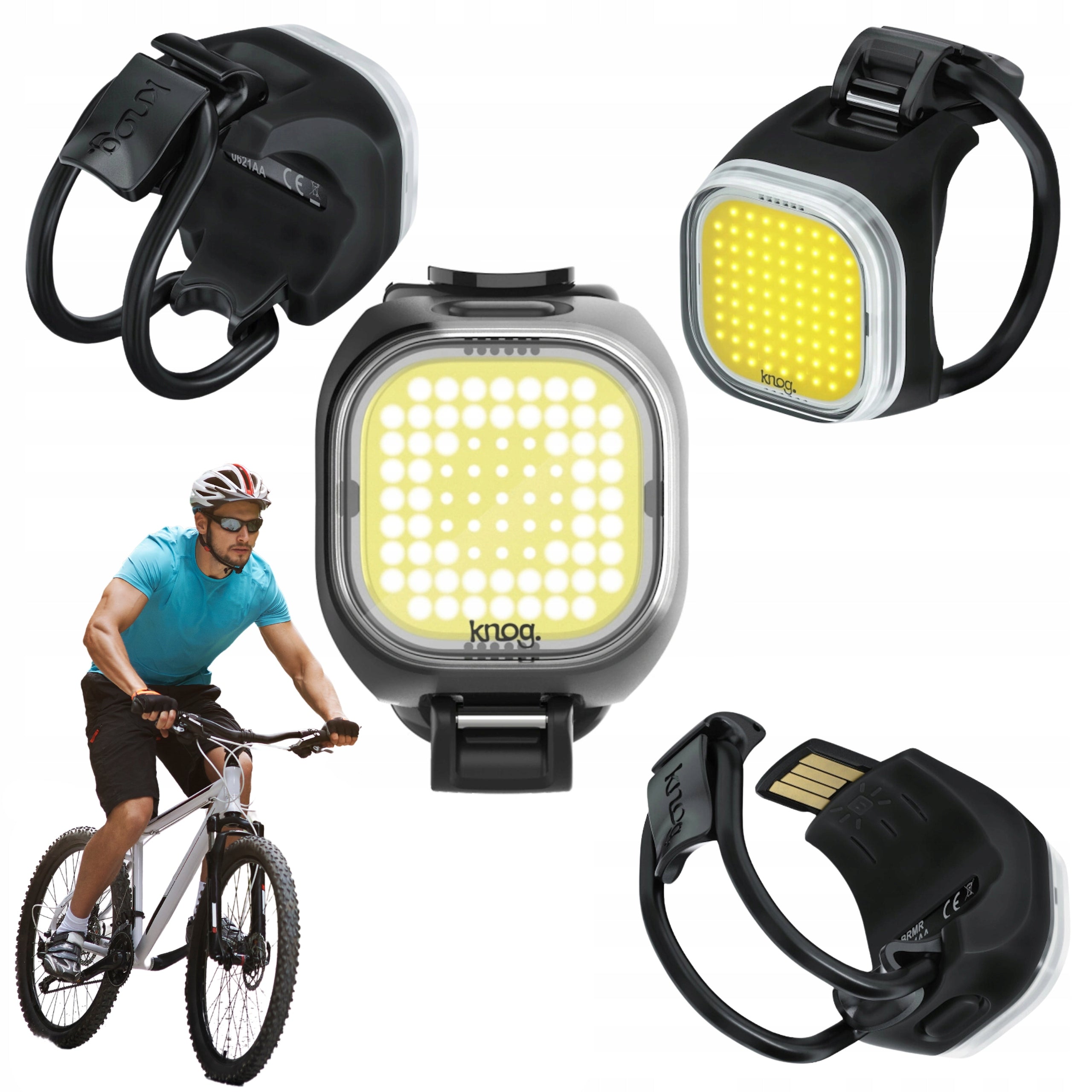 Front Bike Light Knog Blinder Mini Front - Square