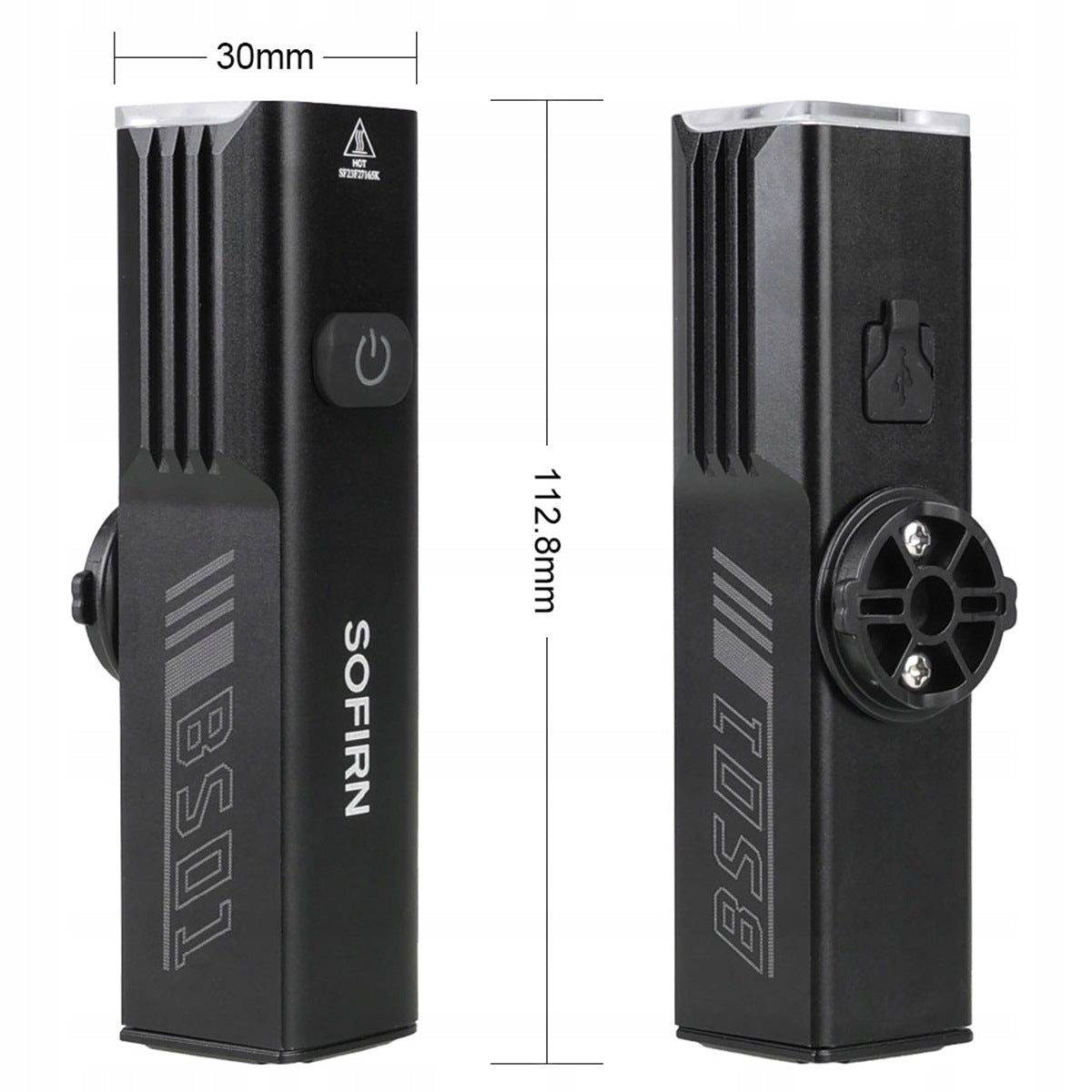 Front Bike Light LED Sofirn BS01 2000 lm USB-C Power Bank IP65 Manufacturer code SOFIRN LAT BS01
