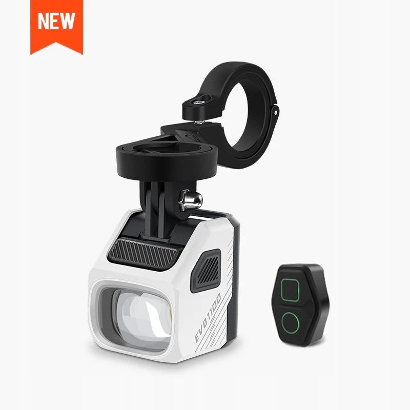 Front Bike Light MAGICSHINE EVO 1100 USB +Pilot Holder GARMIN GOPRO