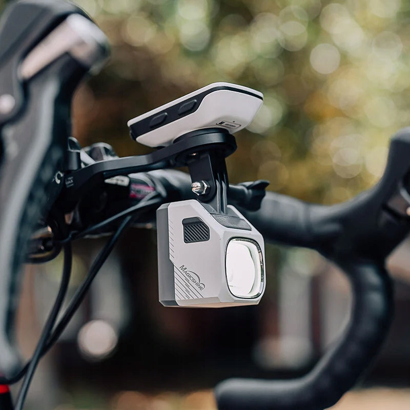 Front Bike Light MAGICSHINE EVO 1700 USB +Pilot Holder GARMIN GOPRO Color white