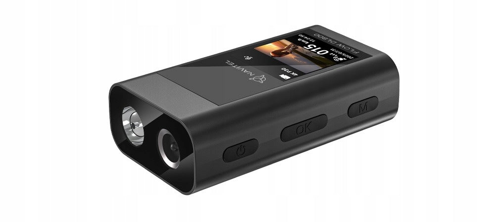Front Bike Light with 4K Camera NAVITEL FLOW DL800 - Stabilization, GPS Resolution 4 Mpx