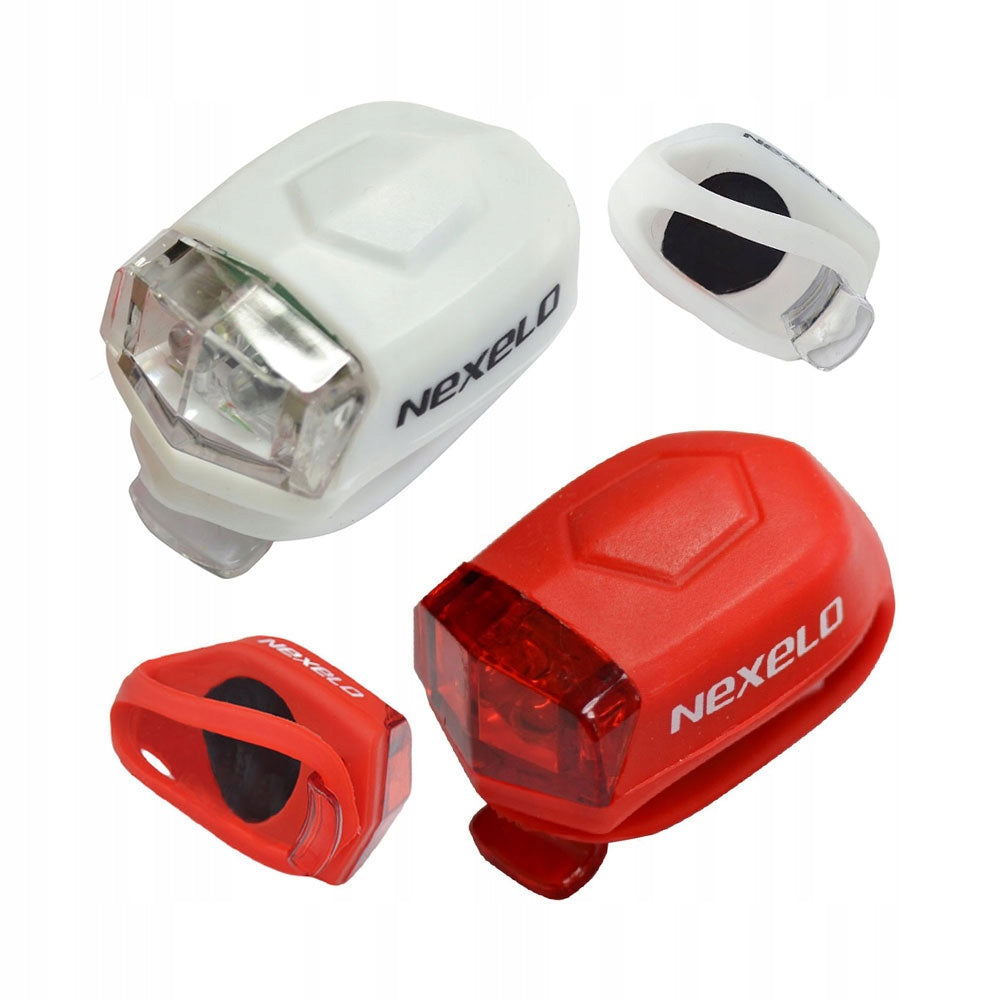 Front and rear bicycle lights SET OF LAMPS for bicycle front and rear LED