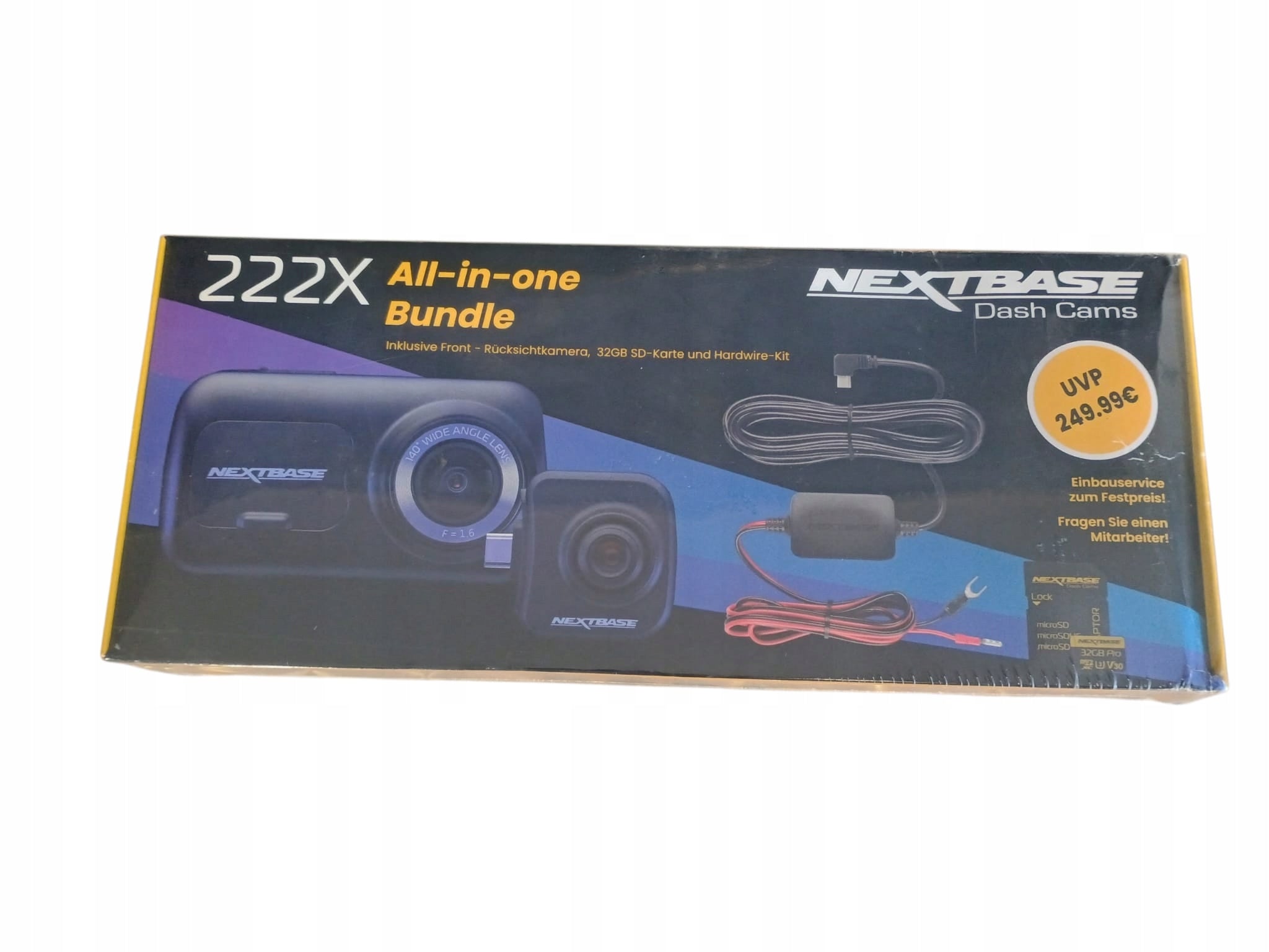 Front and rear camera Nextbase Dashcam 222X with 2,5" display Brand Nextbase