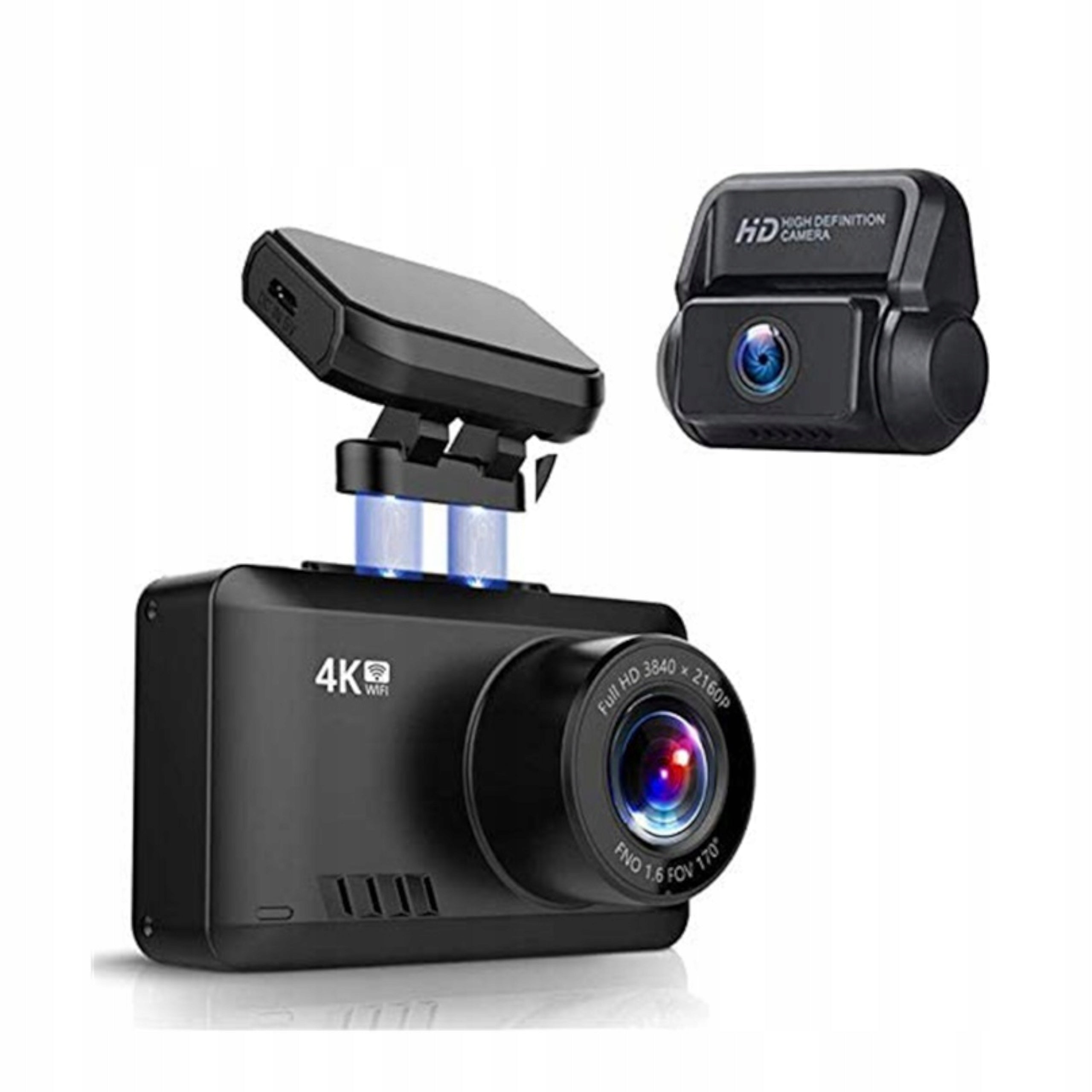Front and rear video recorder with GPS ULTRA HD 4K videoCAR D510 Model videoCAR D510