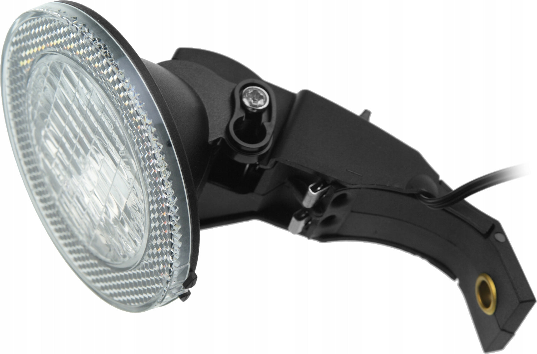 Front bicycle lamp for fork under dynamo AXA Basta ISI halogen HS3 Color black