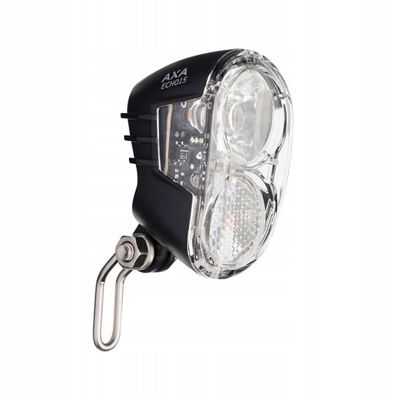 Front bicycle light AXA ECHO 15 lm - for dynamo, generators, e-bike