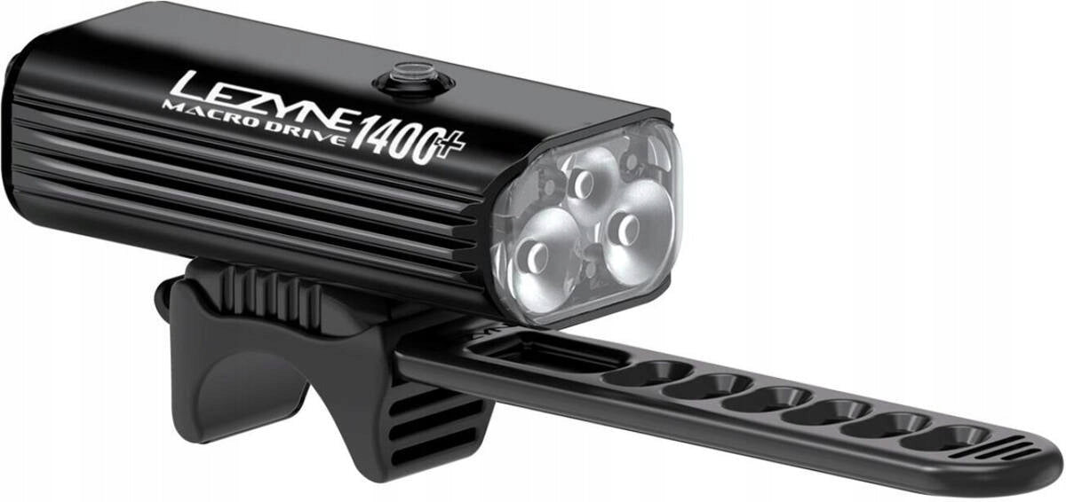 Front bicycle light LEZYNE MACRO DRIVE 1400+ 1400 lm 7 MODES USB-C Model MACRO DRIVE 1400+
