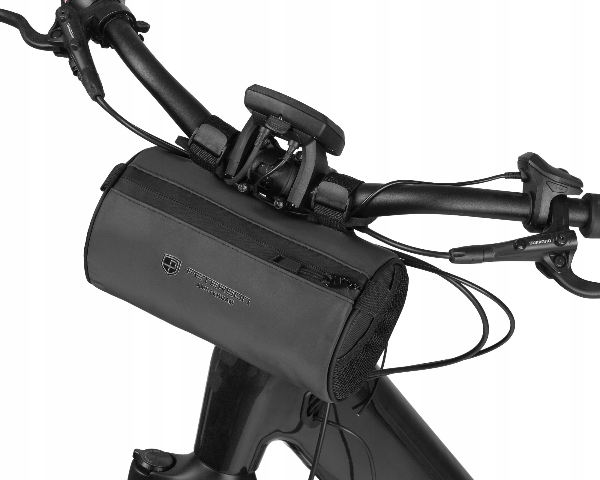 Front bicycle pouch Peterson NL-ML08-RM-7320 BLACK 1,5l