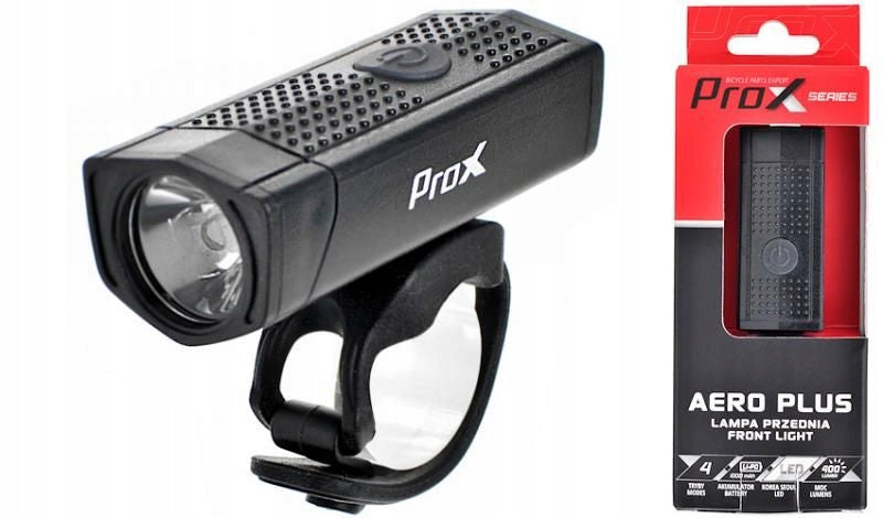 Front bike lamp Prox Aero F Plus 400 lm usb 1000 mAh