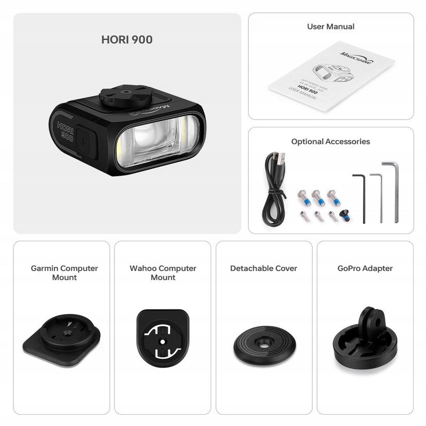 Front bike light MAGICSHINE HORI 900 DUAL MOUNTED, 900 lumens EAN (GTIN) 6970823655784