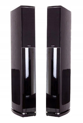 Front floor speakers stereo M-Audio HRS 85 MKII black (piano black) Packaging status original