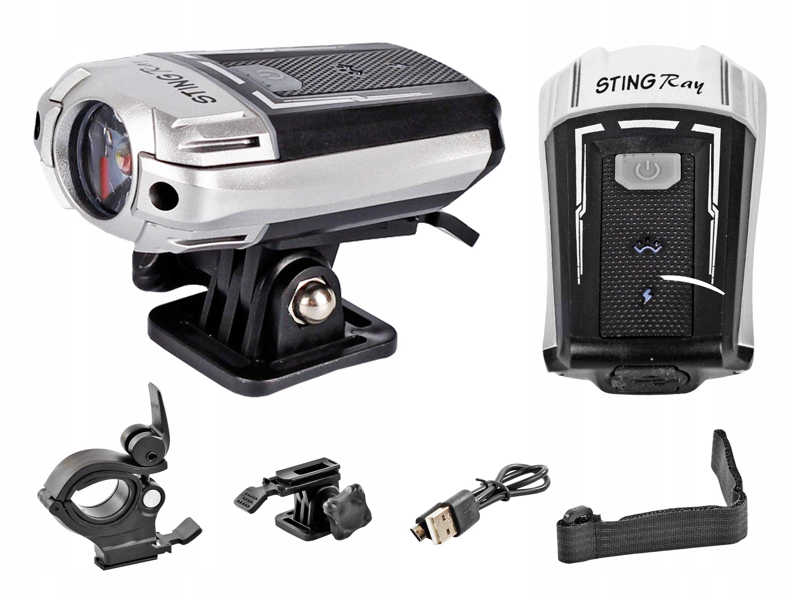 Front lamp 300 lumens USB JET AU-49 battery L235